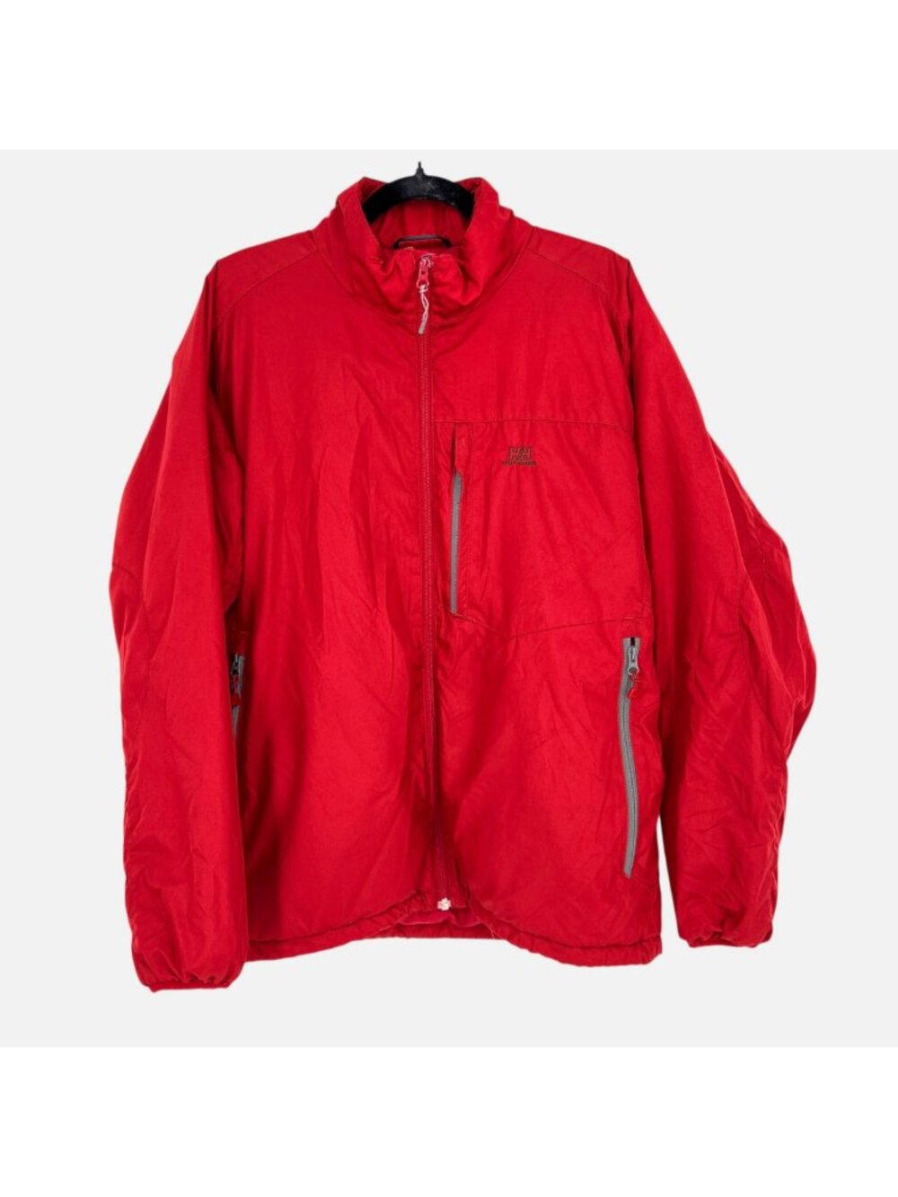 Helly Hansen Red Insulated Jacket Mens Lightweight Water-Resistant Size Medium